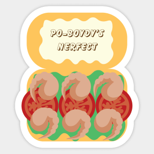 Po-boydy's Nerfect Sticker